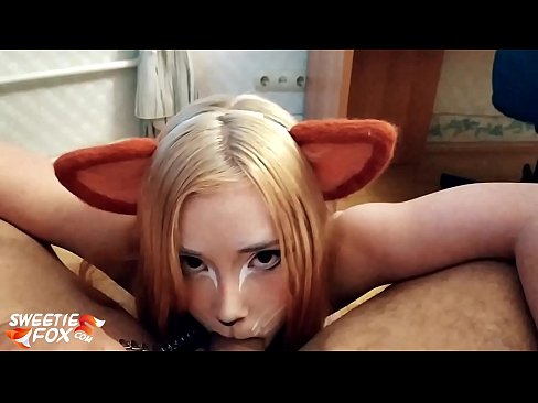 ❤️ Kitsune gbe dick ati pẹlu ni ẹnu rẹ ❤️❌ Ibalopo ❌️❤